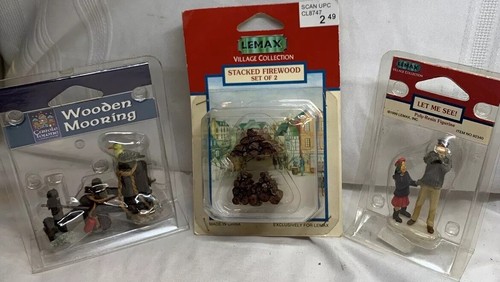Three vintage lemax - three(3),