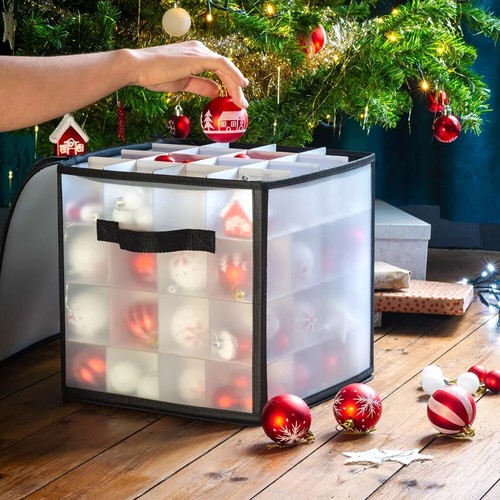 Christmas baubles storage - christmas, box