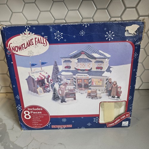 Vintage snowflake falls - vintage,