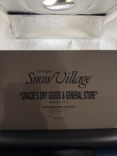 Department snow village - department,