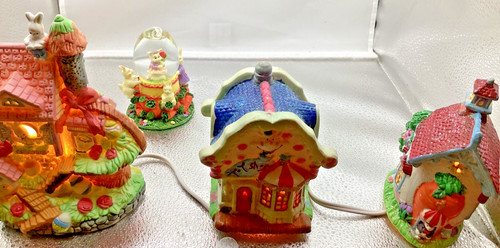 Easter bunny village set - bunny,