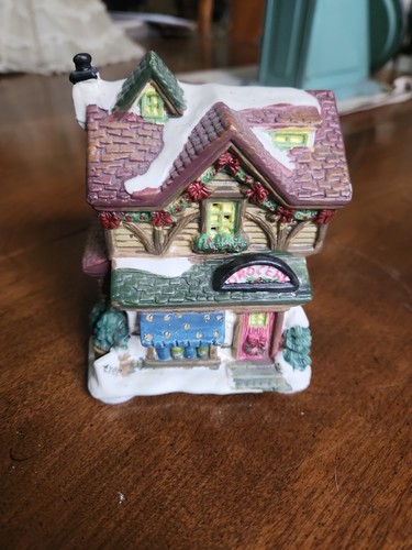 Vintage christmas village - vintage,