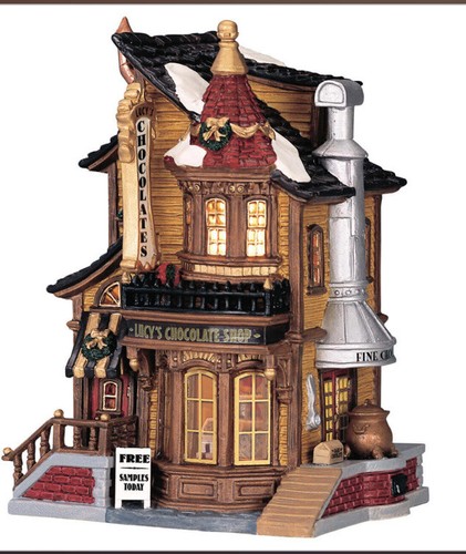 Lemax lucy chocolate shop - chocolate,