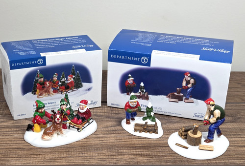 Lot dept snow village - dept, 56