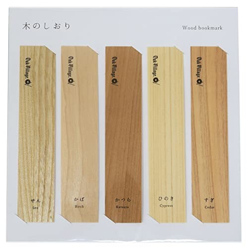 Oak village bookmarks wooden - oak,